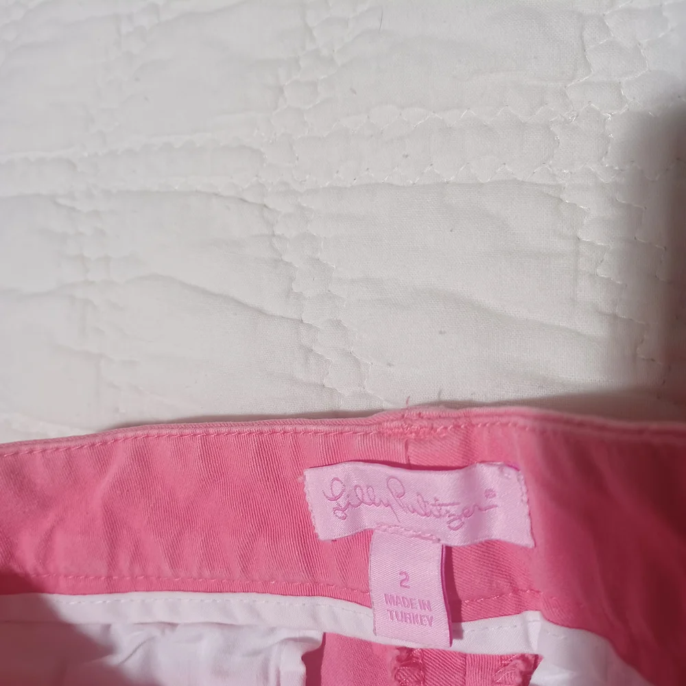 Lilly Pulitzer Gretchen High Rise Shorts Tailored Cotton Blend - Picture 3 of 7